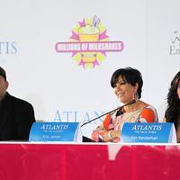 Kim Kardashian and Kris Jenner at the press conference for the launch of Millions Of Milkshakes | Picture 101704